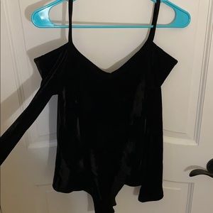 Black Velvet Bodysuit